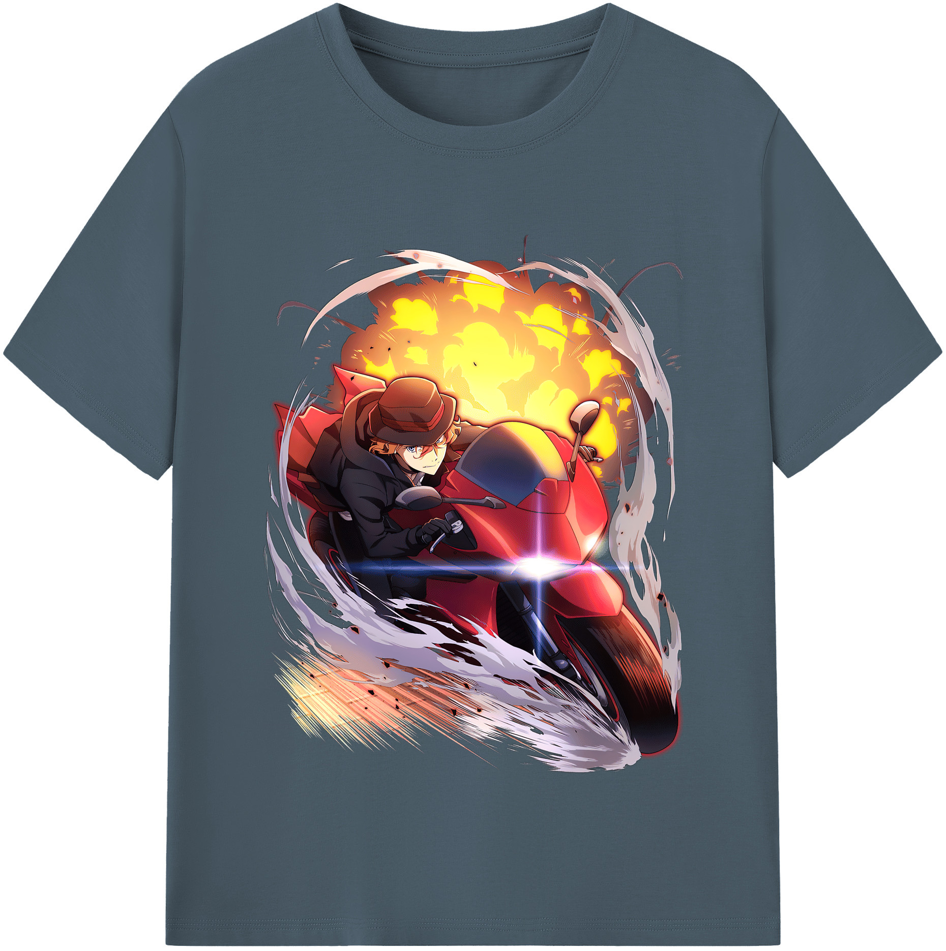 （画像用） 文豪ストレイドッグス Bungo Stray Dogs 綿100％半袖Tシャツ（フロントプリント）